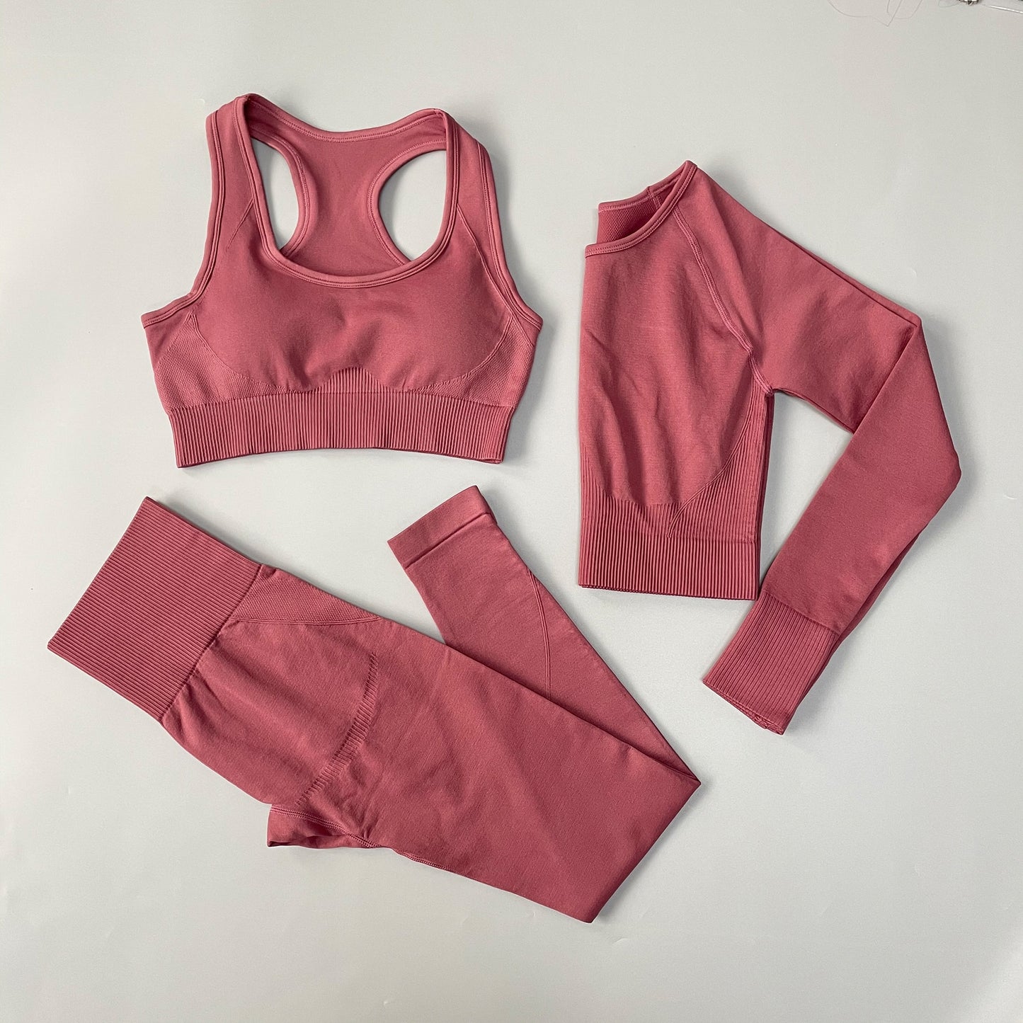 2/3/4pcs Seamless Yoga Set Women Gym Clothes Sportswear Yoga  Suits for Fitness Gym Set Underwear Tracksuits Leggings Sports Bra
