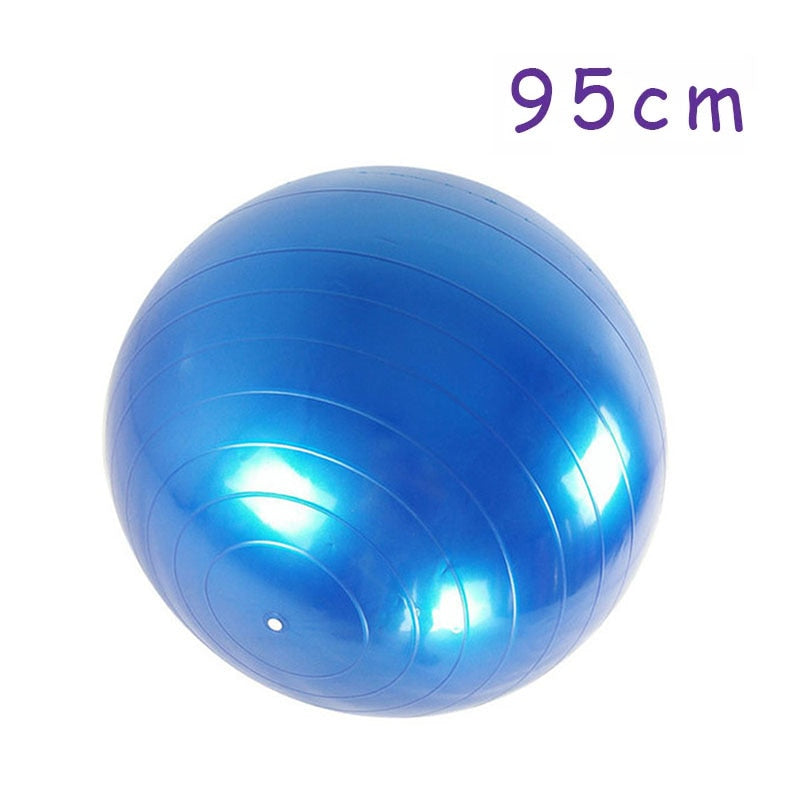PVC Fitness Balls Yoga Ball Thickened Explosion-proof Exercise Home Gym Pilates Equipment Balance Ball 45cm/55cm/65cm/75cm/85cm