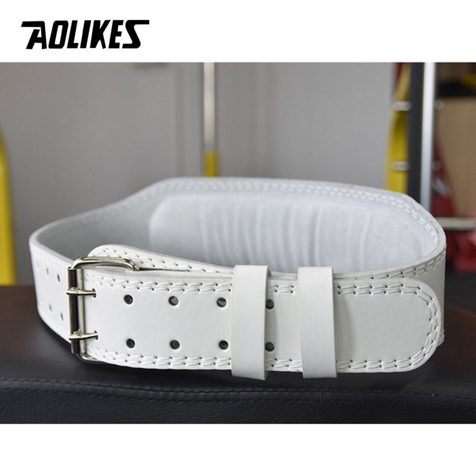 AOLIKES New Wide Weightlifting Belt Bodybuilding Fitness belts Barbell Powerlifting Training waist Protector gym belt for back