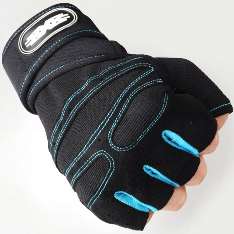 Gloves Weight Exercises Half Finger Lifting Gloves Body Building Training Sport Gym Fitness Gloves for Men Women