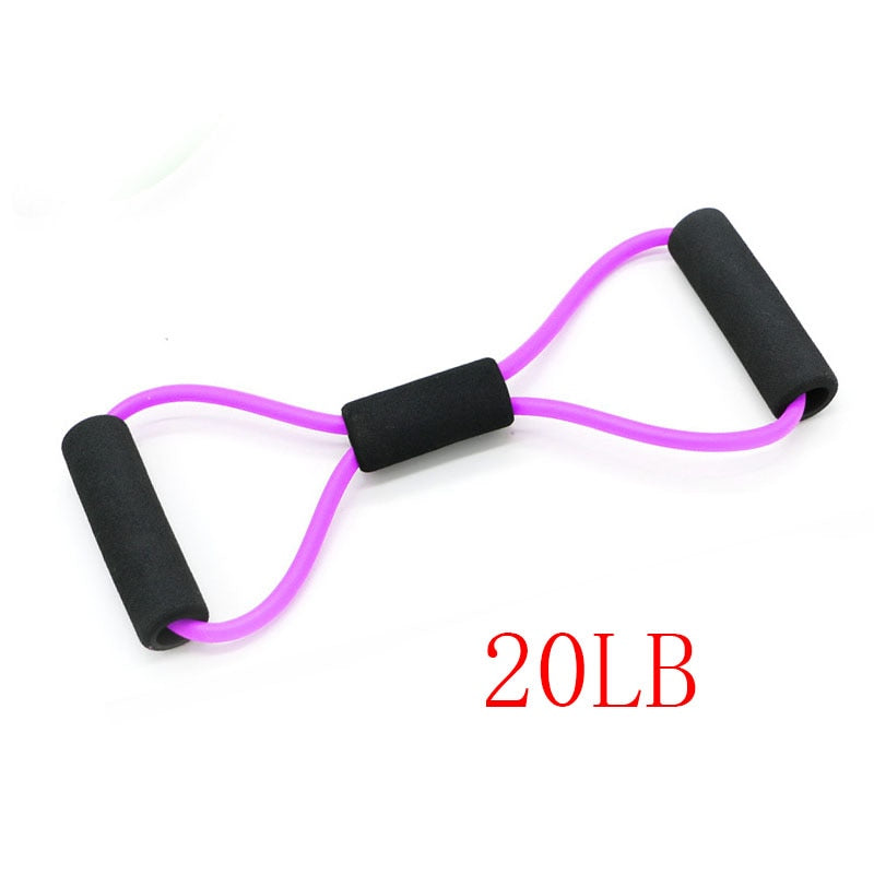 Fitness Resistance Band Pull up Home Gym Equipment Pedal Workout Loop Bands Weights Elastic Abdomen Waist Stretch Exercise Set