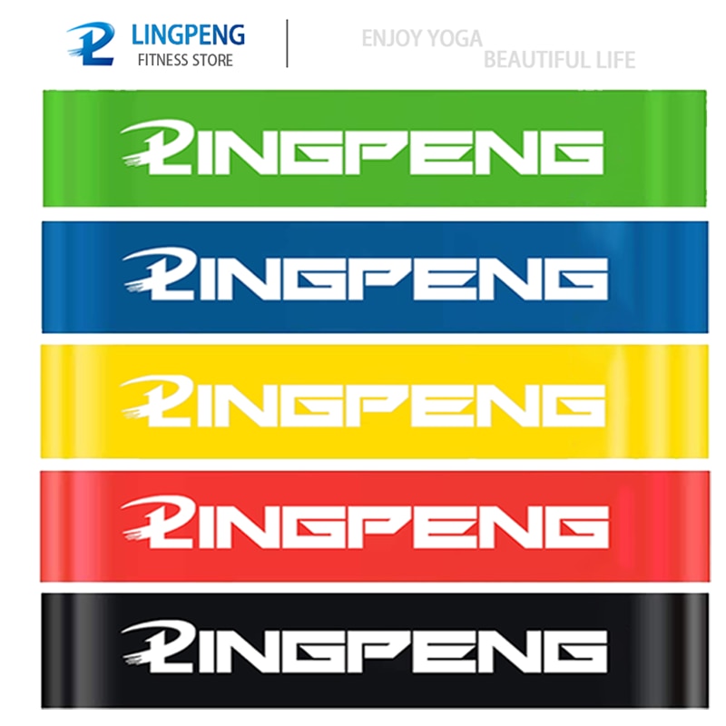 Resistance Bands Set 7 Piece Exercise Band Portable Home Gym Accessories Professional  Fitness Elastic Rubber Workout Expander