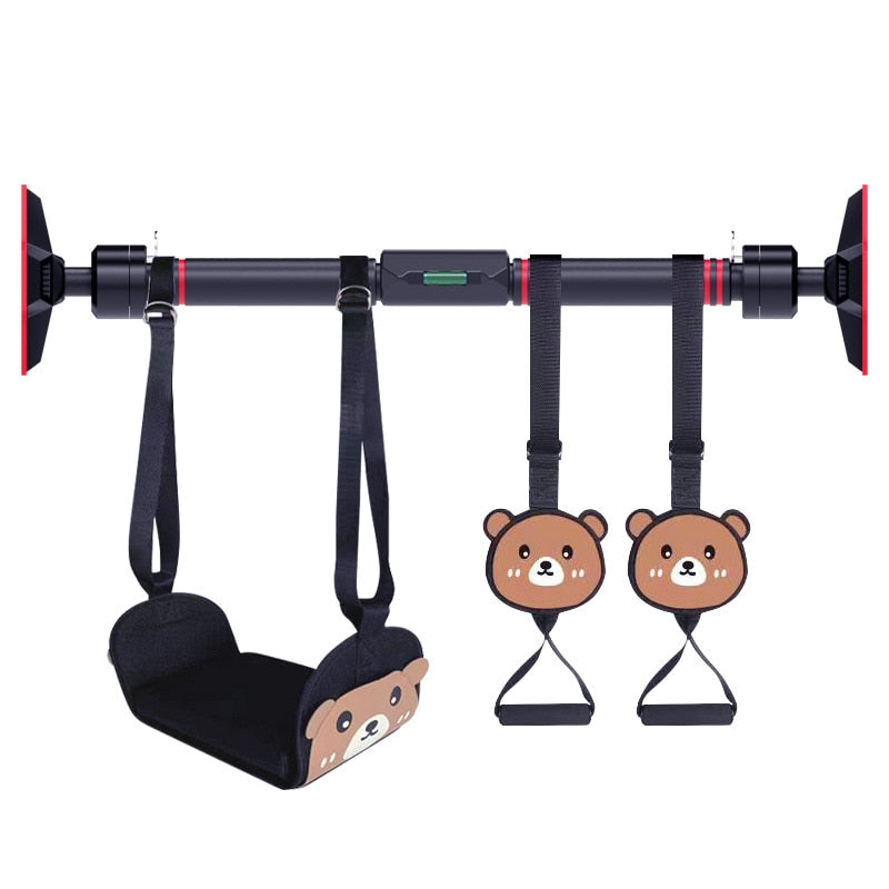 Horizontal bar home indoor pull-ups single bar punch-free home fitness equipment source factory on wall door exercise equipment