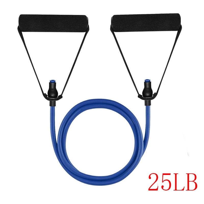 Fitness Resistance Band Pull up Home Gym Equipment Pedal Workout Loop Bands Weights Elastic Abdomen Waist Stretch Exercise Set