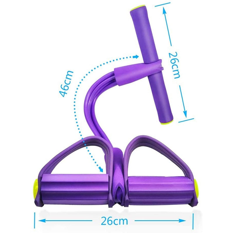 Fitness Resistance Band Pull up Home Gym Equipment Pedal Workout Loop Bands Weights Elastic Abdomen Waist Stretch Exercise Set