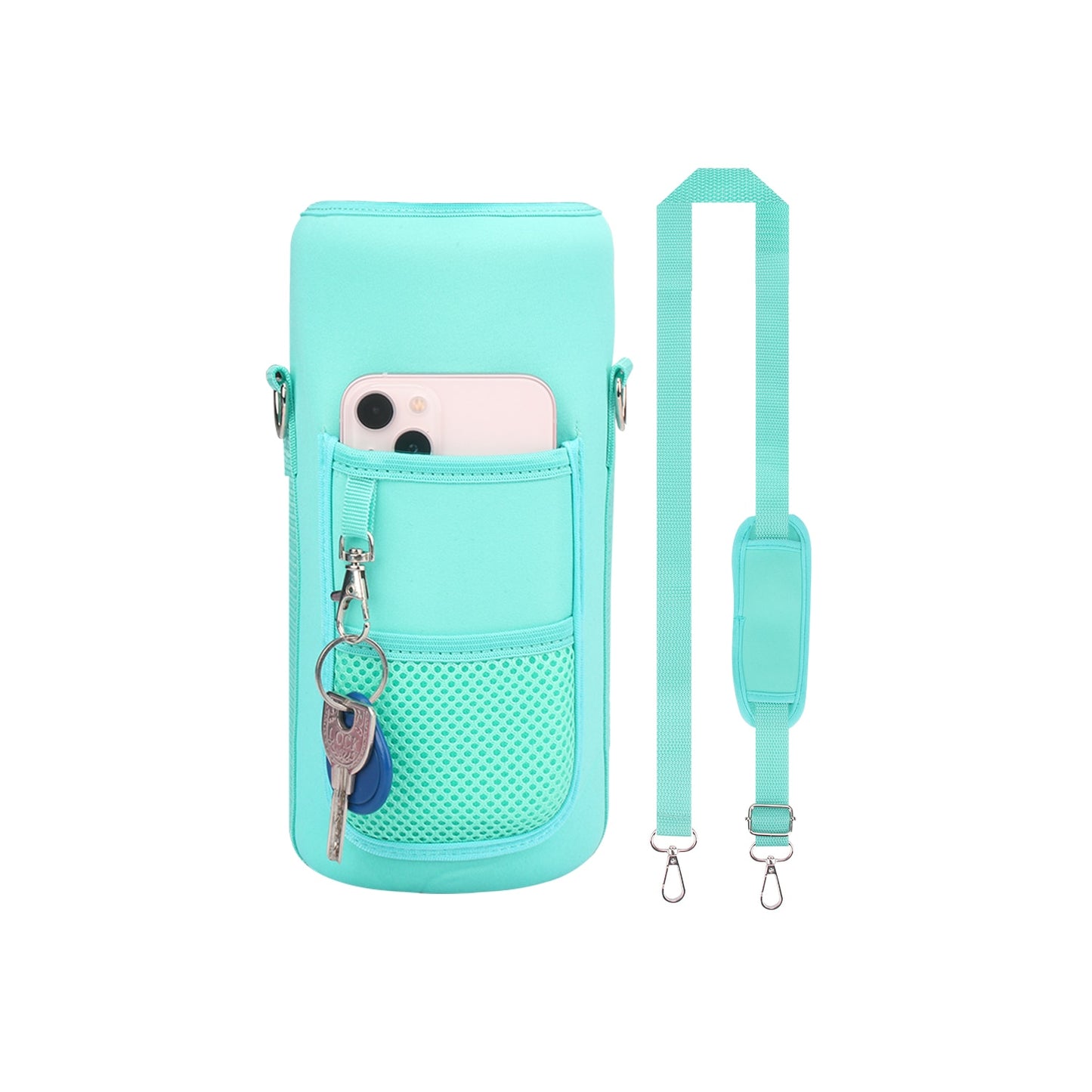 WESSLECO Large Capacity 2L Water Bottle With Sleeve Thermos Pouch For Outdoor Sports Fitness Insulation Bottle Bag