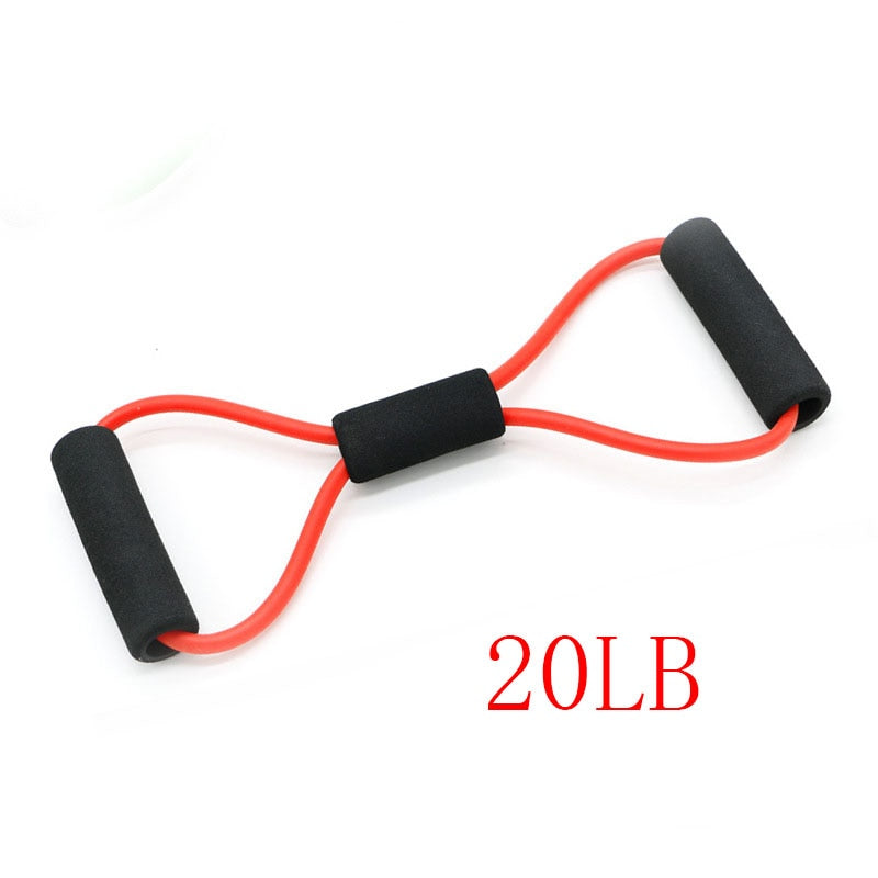 Fitness Resistance Band Pull up Home Gym Equipment Pedal Workout Loop Bands Weights Elastic Abdomen Waist Stretch Exercise Set