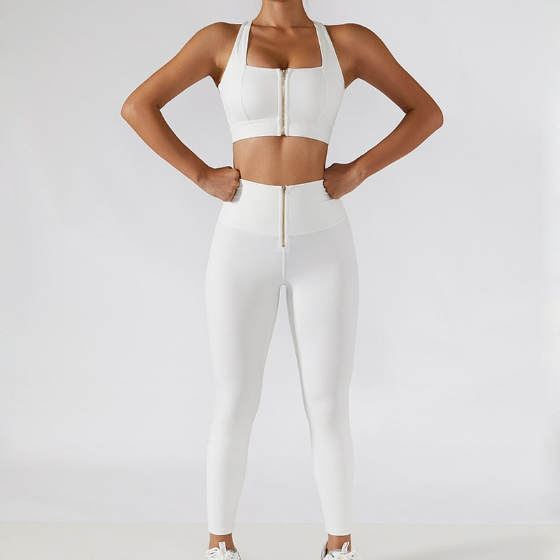 2 Piece Tennis Suit Women Sport Set Gym Clothing Workout Running Set Fitness Yoga Set Women Seamless Leggings Sports Bra +Shorts