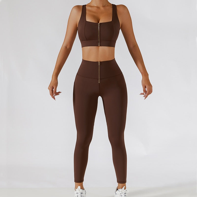 2 Piece Tennis Suit Women Sport Set Gym Clothing Workout Running Set Fitness Yoga Set Women Seamless Leggings Sports Bra +Shorts