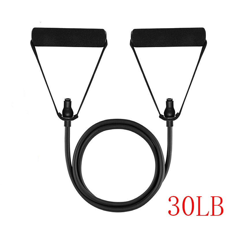 Fitness Resistance Band Pull up Home Gym Equipment Pedal Workout Loop Bands Weights Elastic Abdomen Waist Stretch Exercise Set